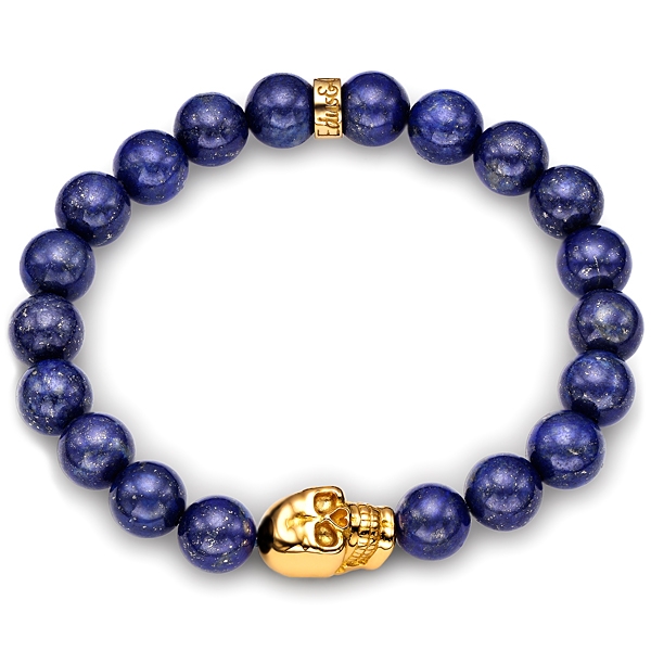 Lapis lazuli and gold bracelet deals